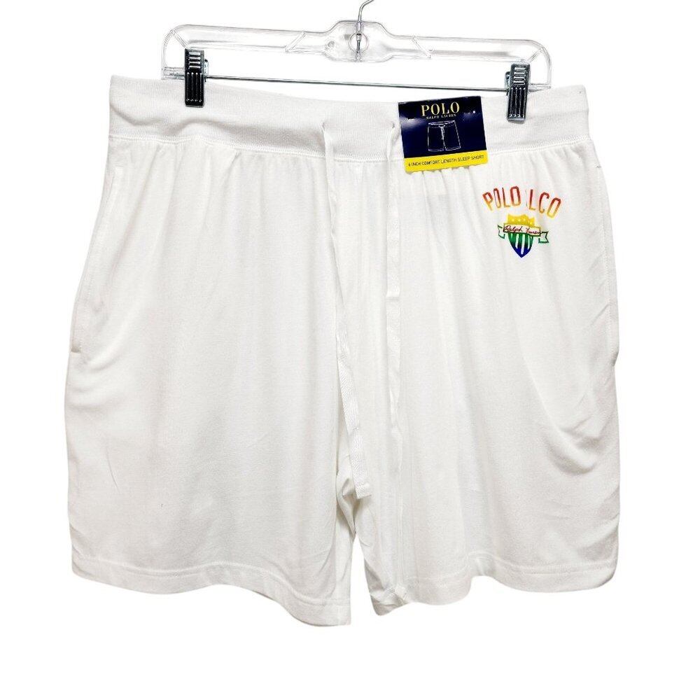 Ralph Lauren Polo Sleep/Lounge Shorts Men Size L Drawstring 6” Comfort Length